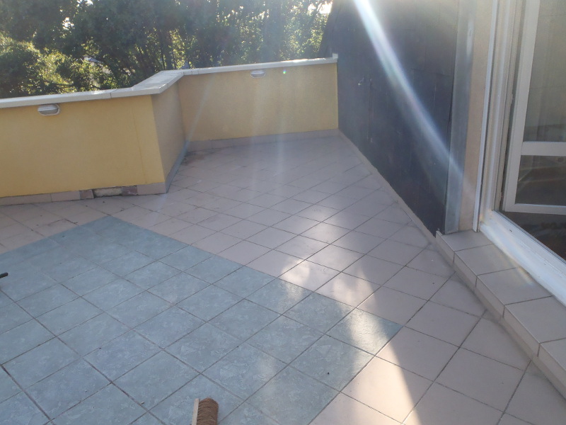 Terrasse avant les travaux