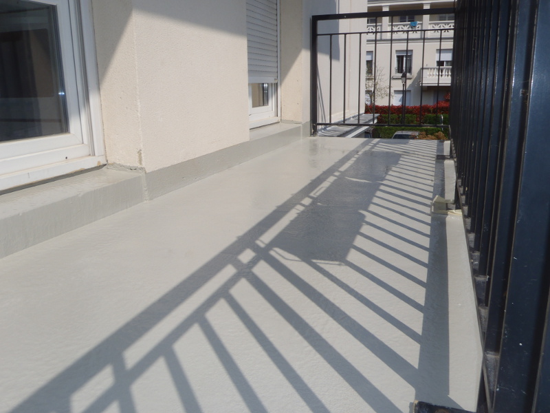 Autre balcon avec résine